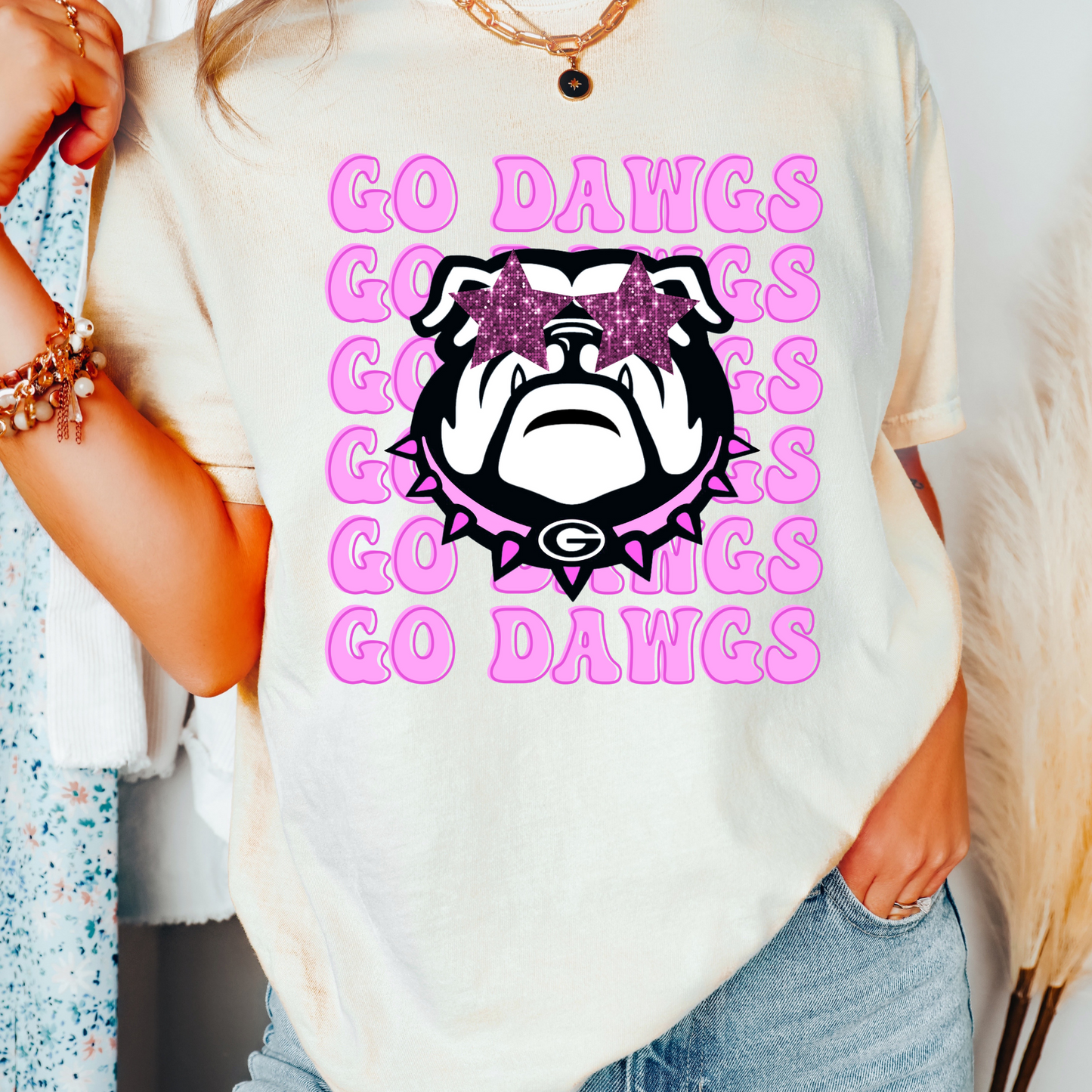 Go Dawgs Mascot DTF TRANSFER or UV DTF STICKER
