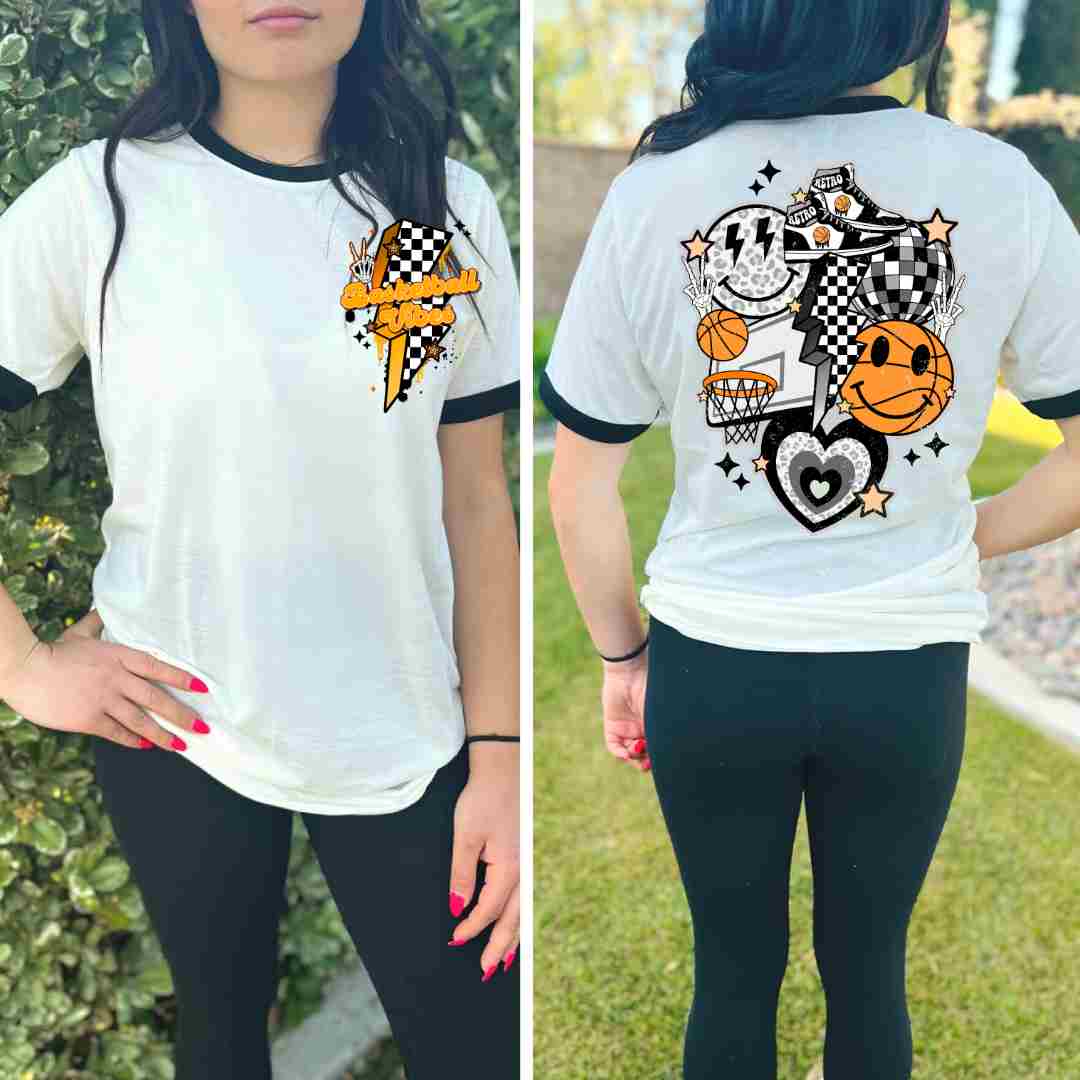 Basketball Vibes Collage DTF TRANSFER