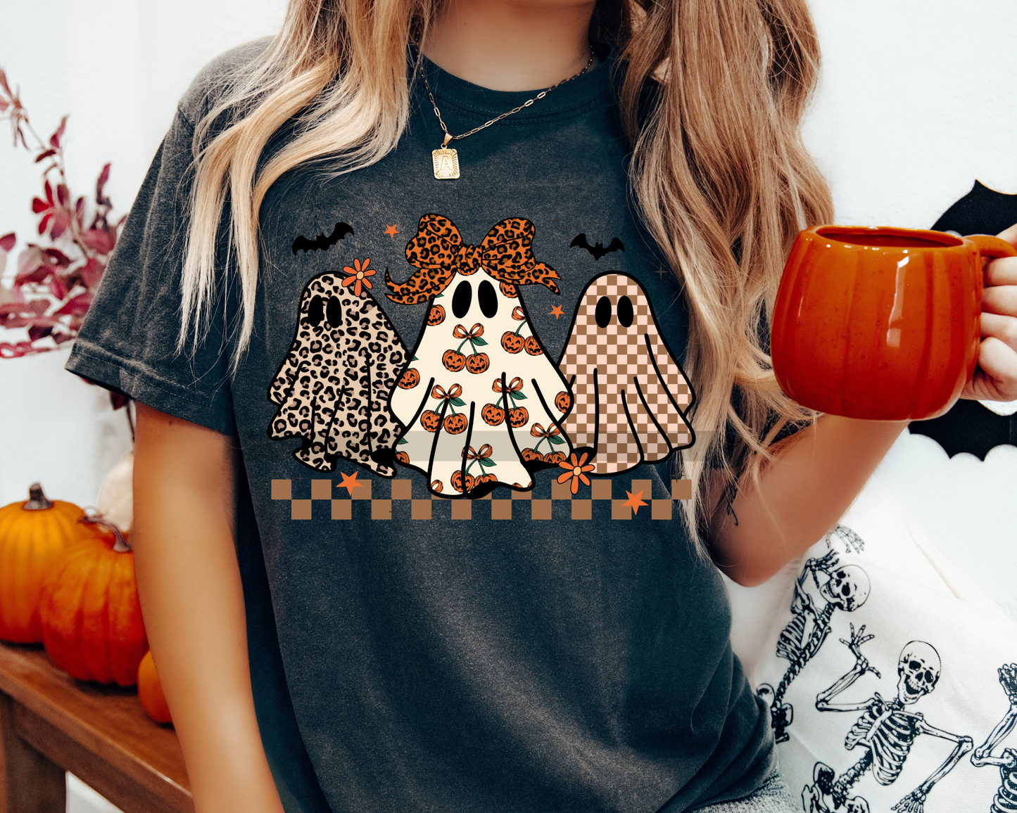 Boujee Girl Ghost Halloween DTF TRANSFER or UV DTF STICKER