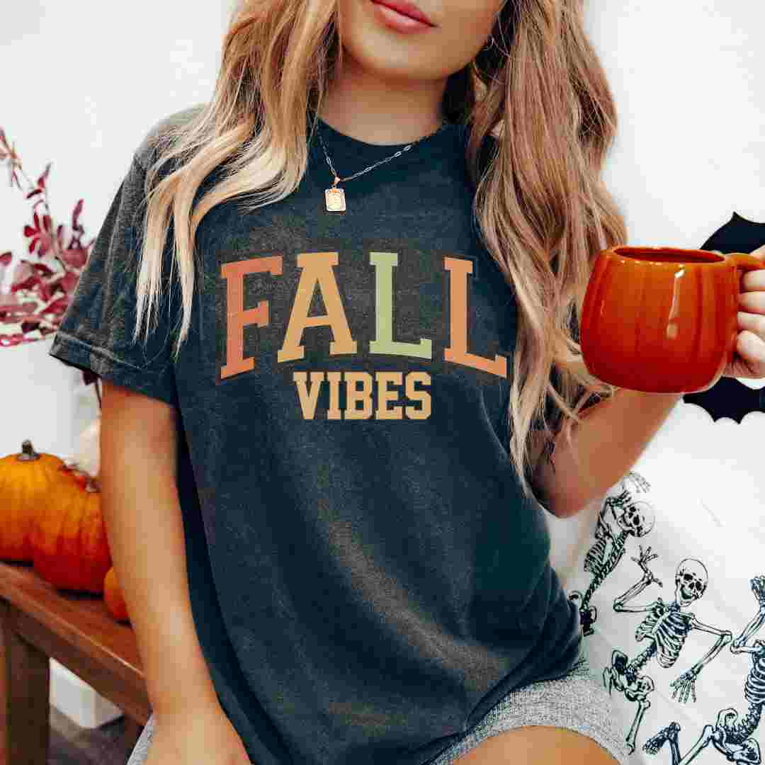 Fall Vibes (Varsity) DTF TRANSFER or UV DTF STICKER DECAL