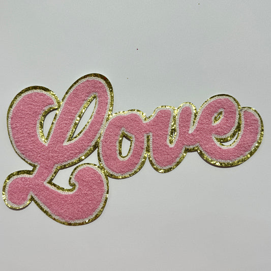 Love Chenille Patch