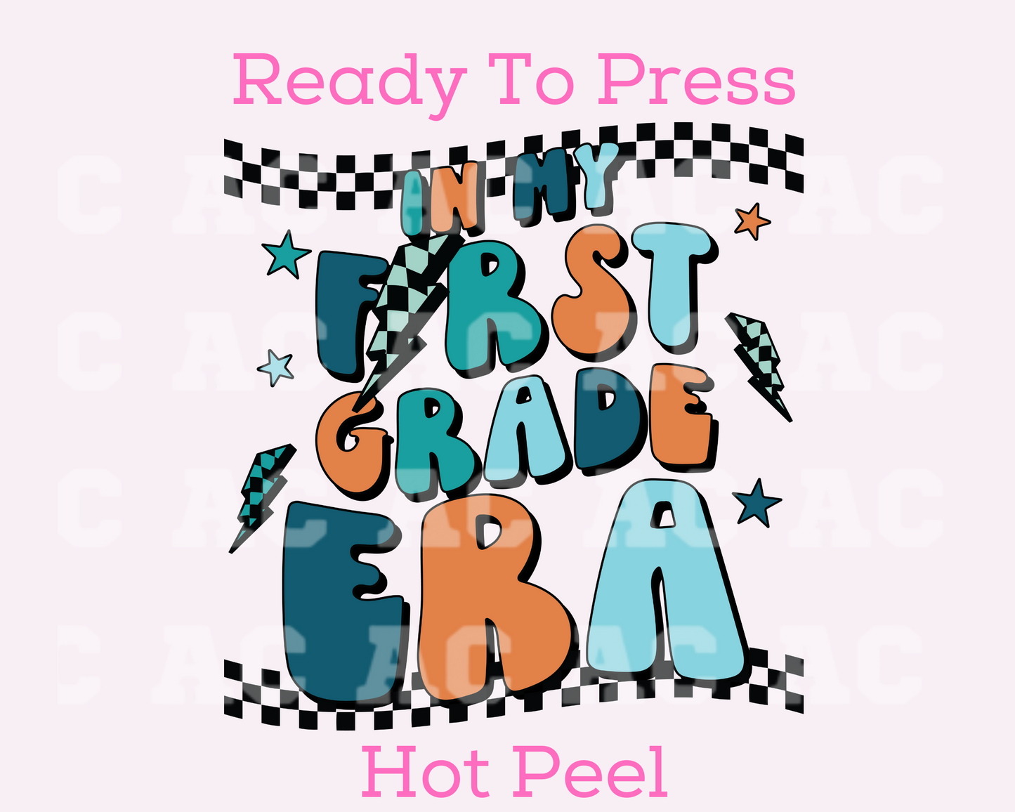 First Grade Era 1st Grade DTF TRANSFER or UV DTF STICKER