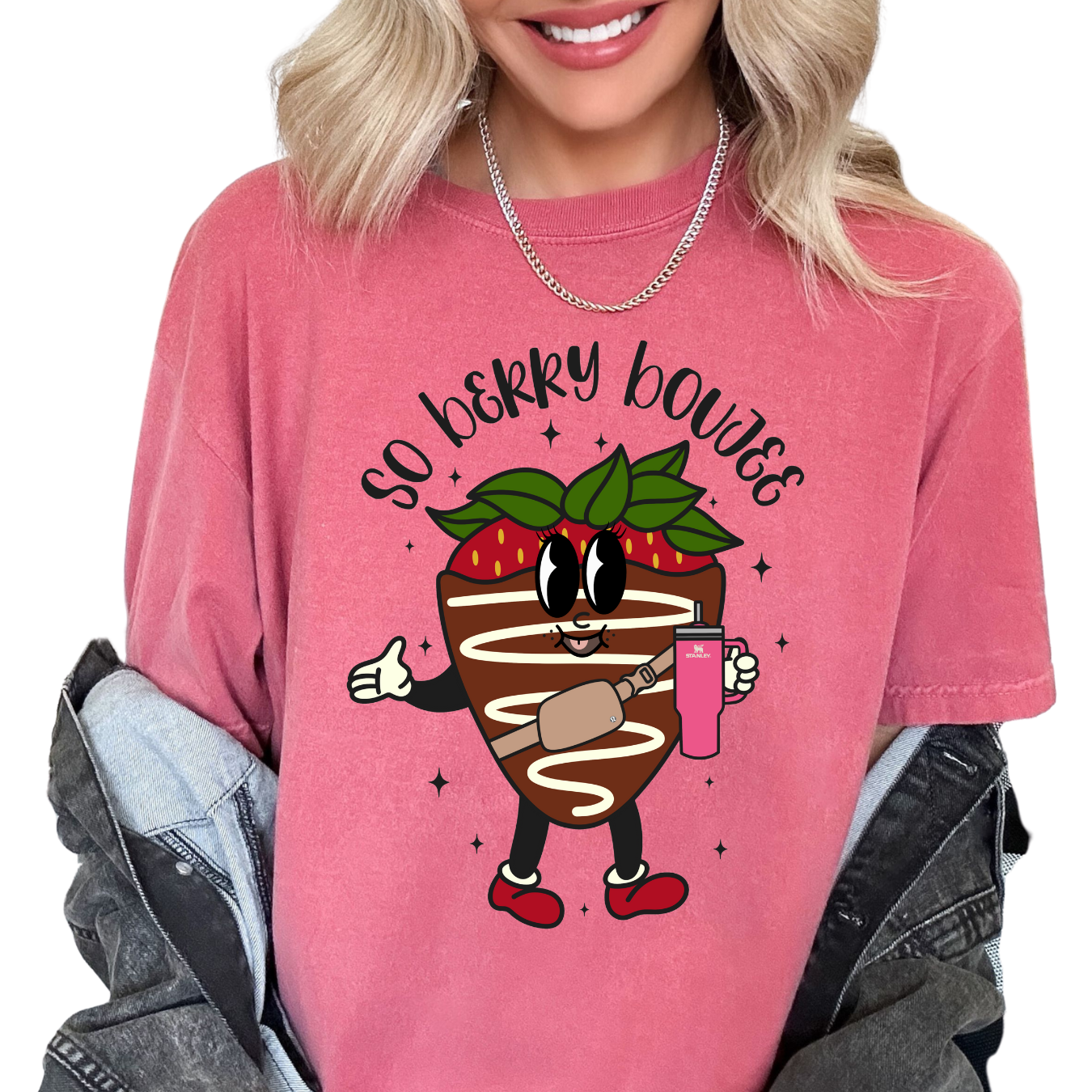 So Berry Boujee (Black) Valentine's Day DTF TRANSFER