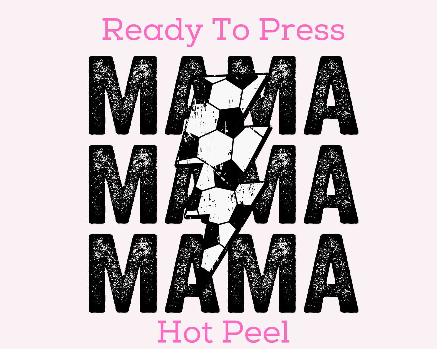 Soccer Mama Bolt DTF TRANSFER or UV DTF STICKER DECAL