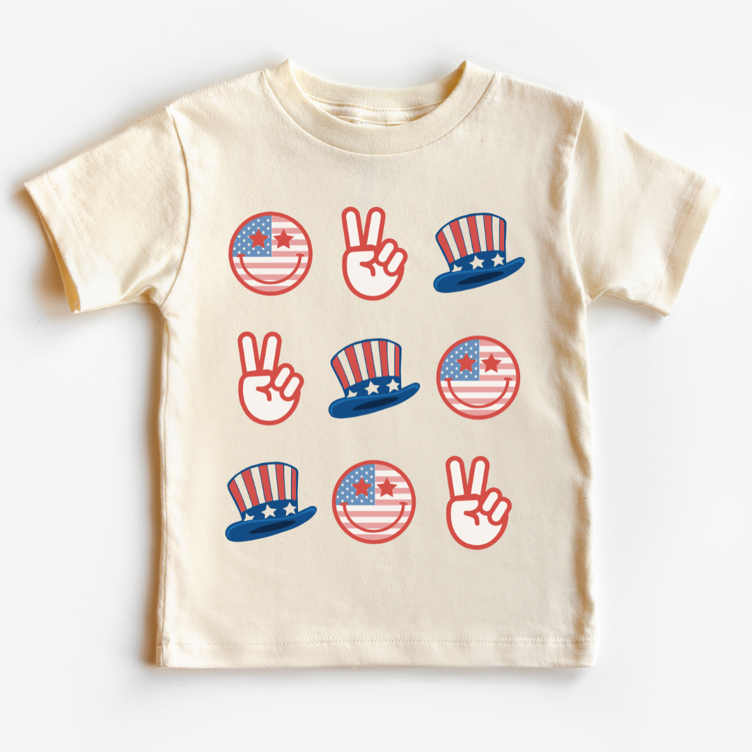 America Icons Collage Patriotic DTF TRANSFER or UV DTF STICKER