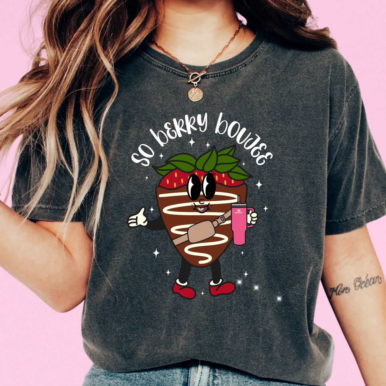 So Berry Boujee (White) Valentine's Day DTF TRANSFER