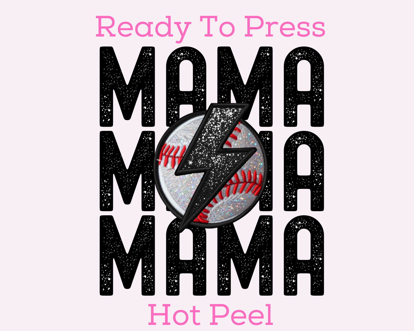 Baseball Mama DTF TRANSFER or UV DTF STICKER