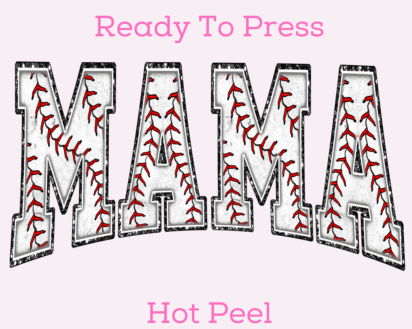 Varsity Letter Baseball Mama DTF TRANSFER or UV DTF STICKER