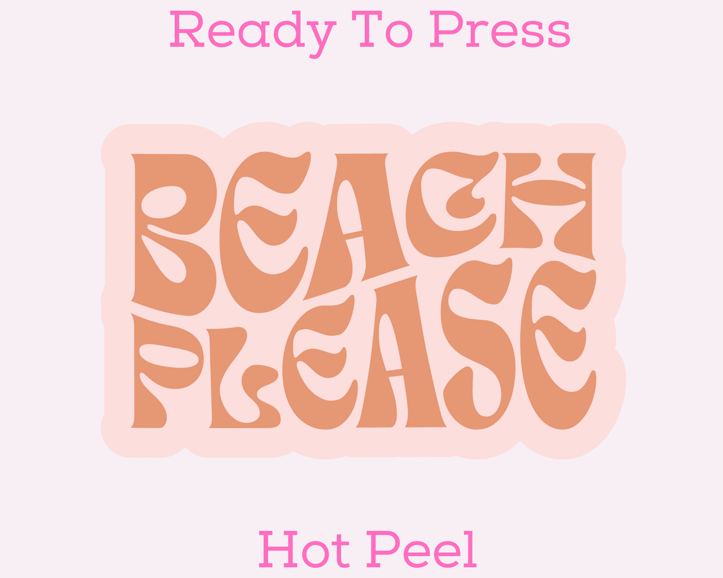 Retro Beach Please Summer DTF TRANSFER or UV DTF STICKER