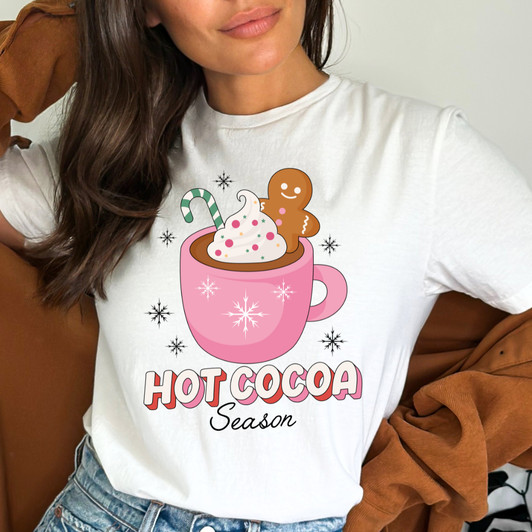 Hot Cocoa Season Christmas DTF TRANSFER