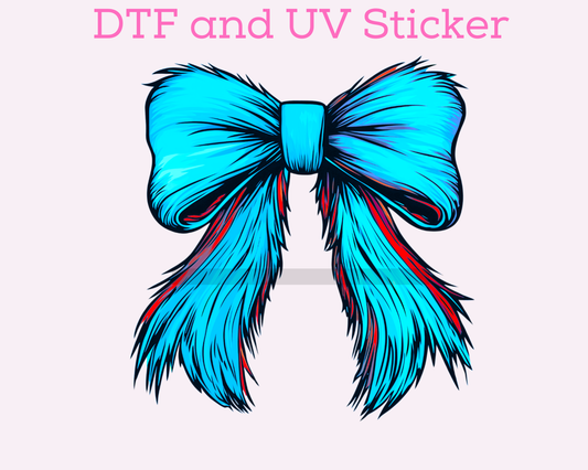 Dr S3uss Bow DTF TRANSFER or UV DTF STICKER