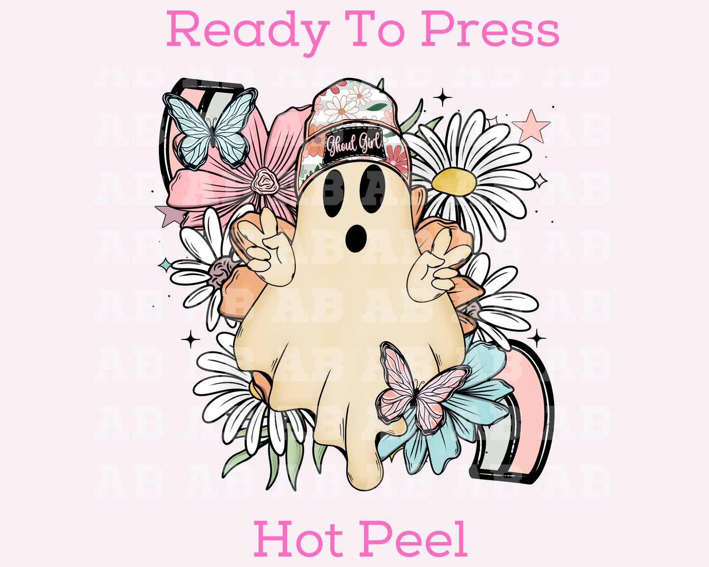 Ghoul Life Ghost Halloween DTF TRANSFER or UV DTF STICKER