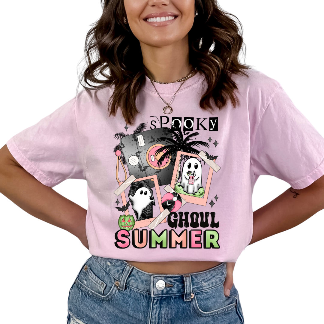 Spooky Ghoul Halloween Summer DTF TRANSFER or UV DTF STICKER