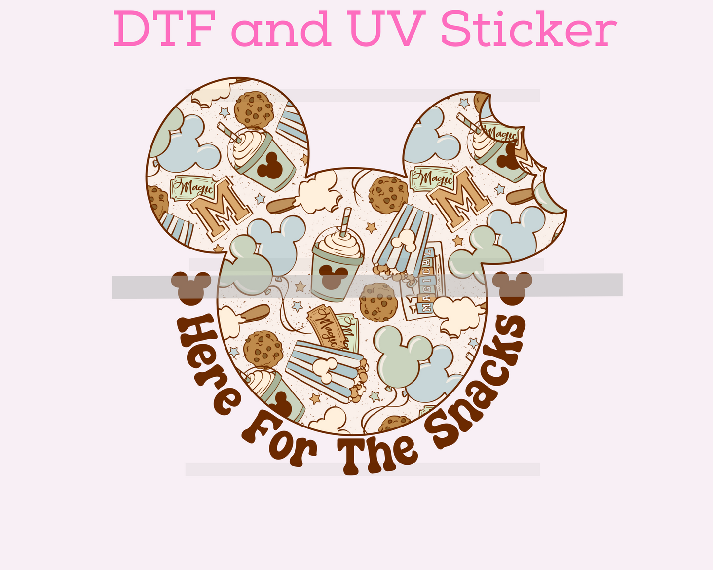 Magical Here for the snacks boy DTF TRANSFER or UV DTF STICKER