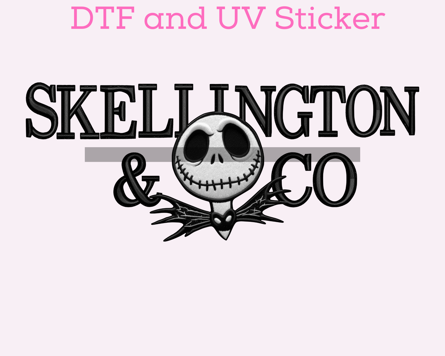 Magical Skeleton NBC Halloween DTF TRANSFER or UV DTF STICKER