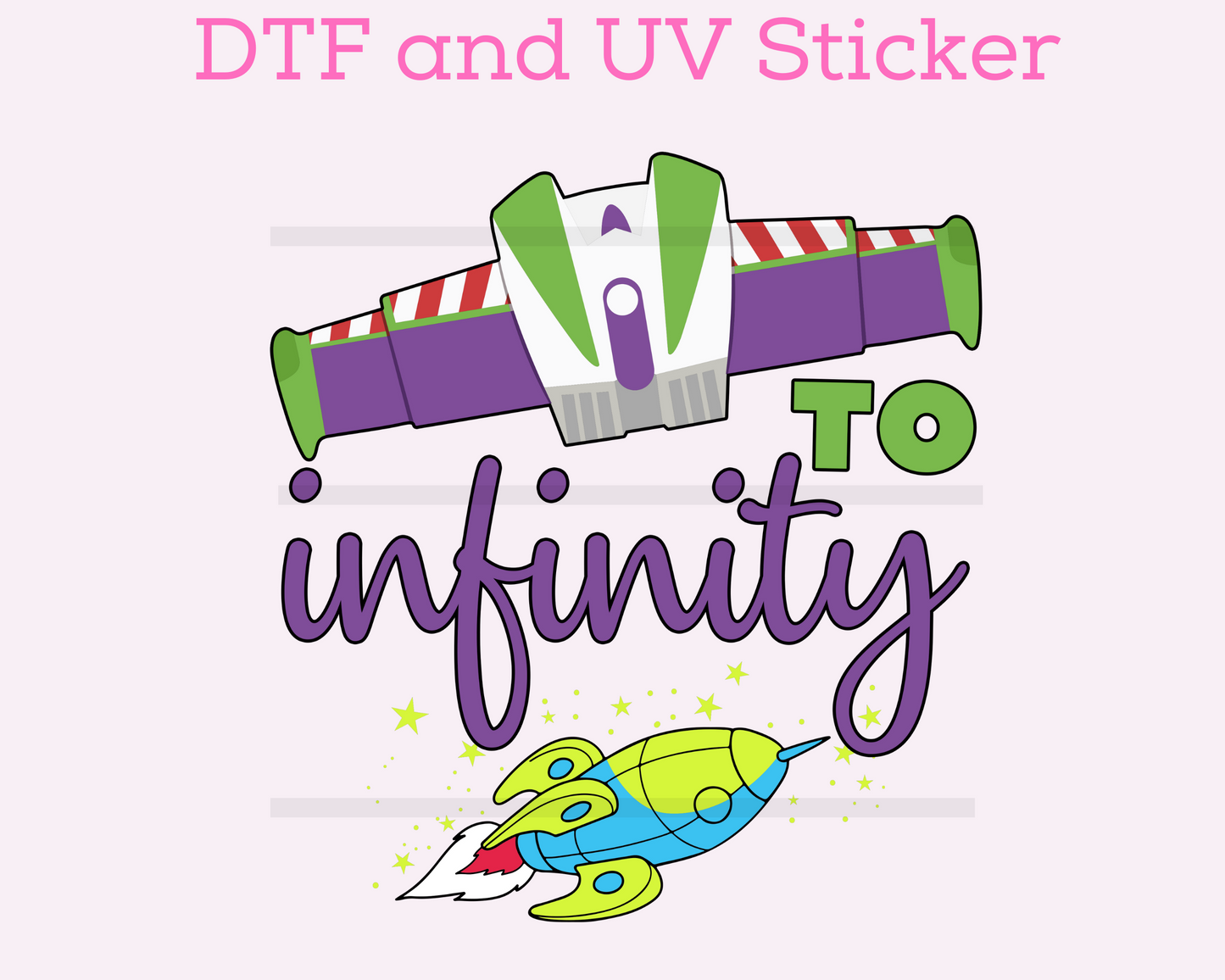 Magical T0y DTF TRANSFER or UV DTF STICKER