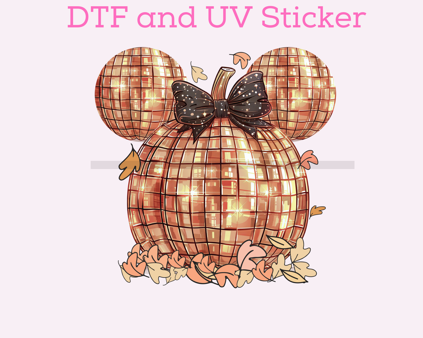 Magical Halloween Fall M0use Friends DTF TRANSFER or UV DTF STICKER