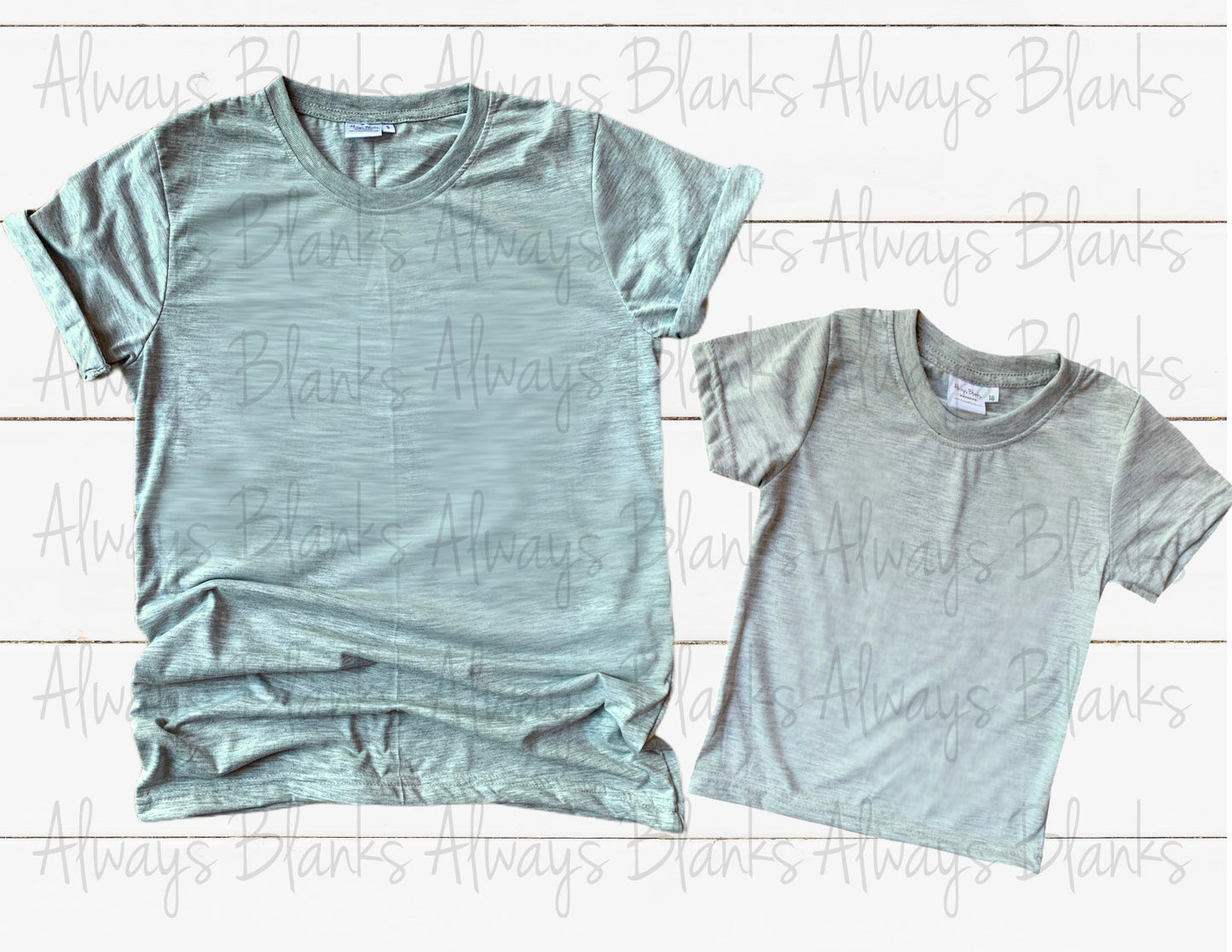 Mockup Mom & Kids Grey Shirts