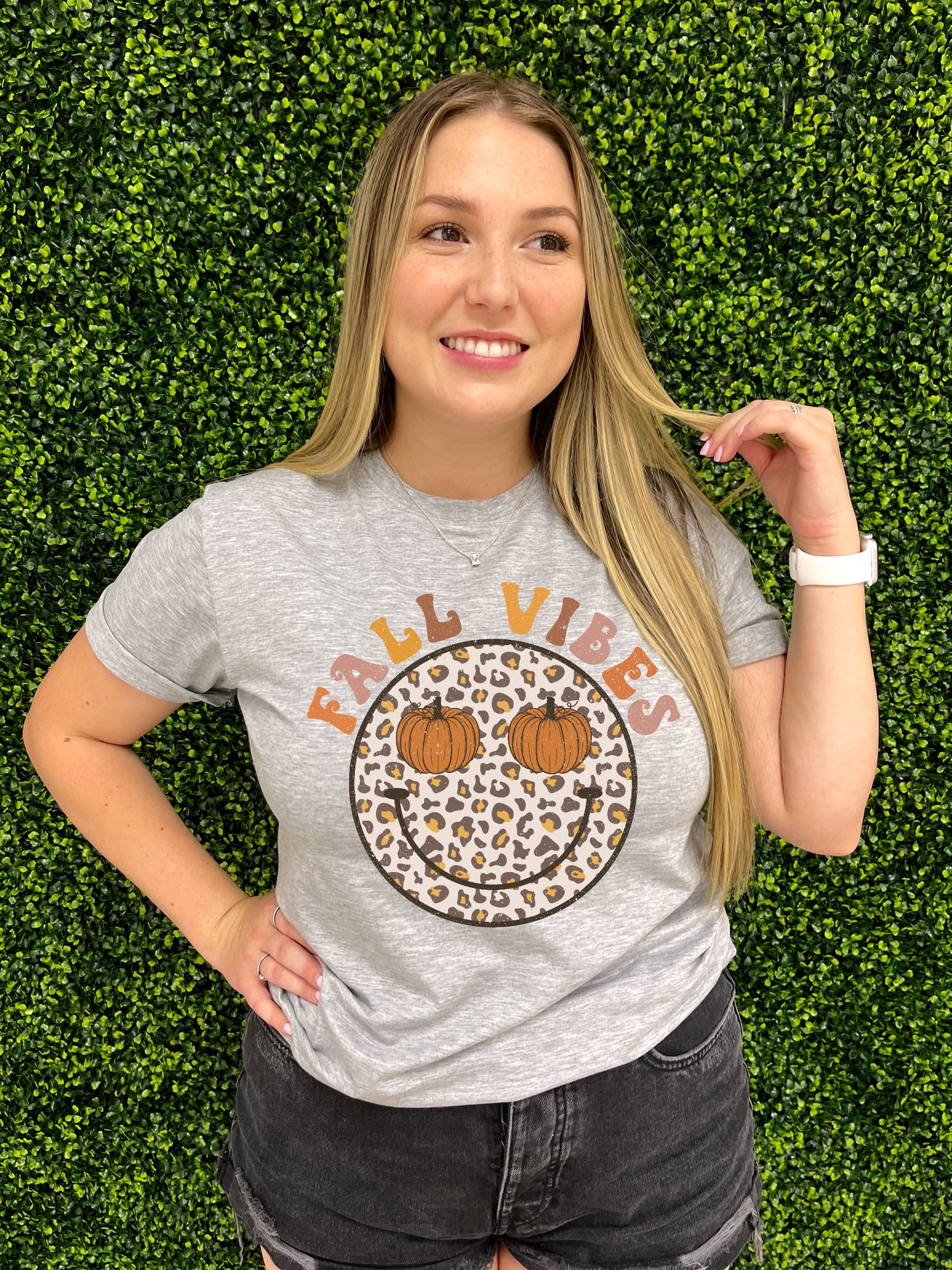 Distressed Happy Fall Vibes DTF TRANSFER