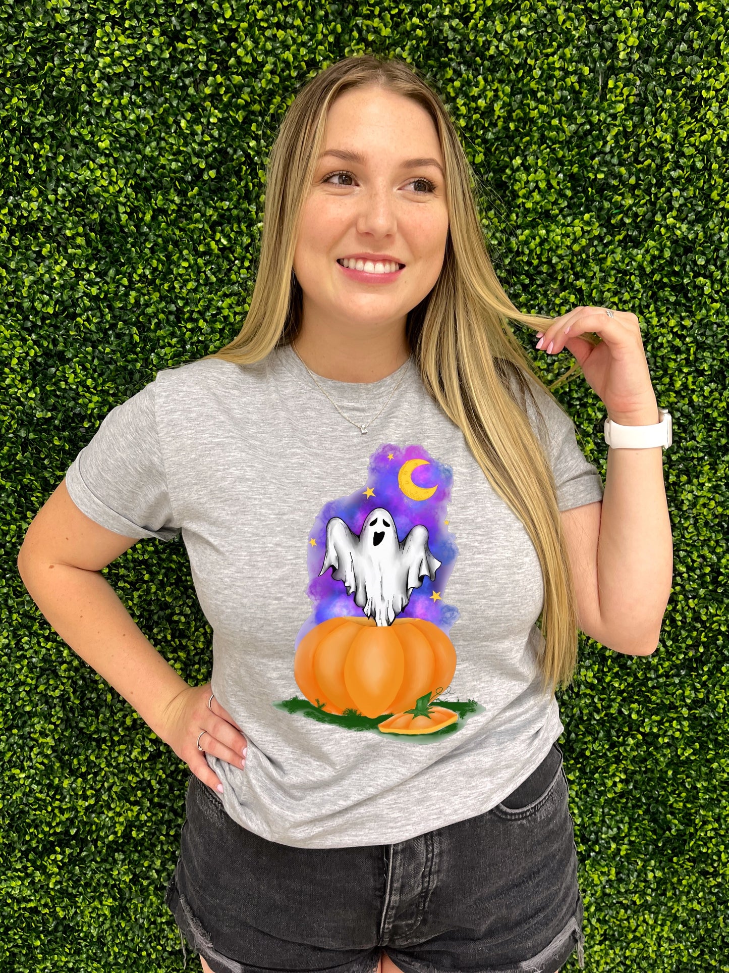Ghost Pumpkin DTF TRANSFER