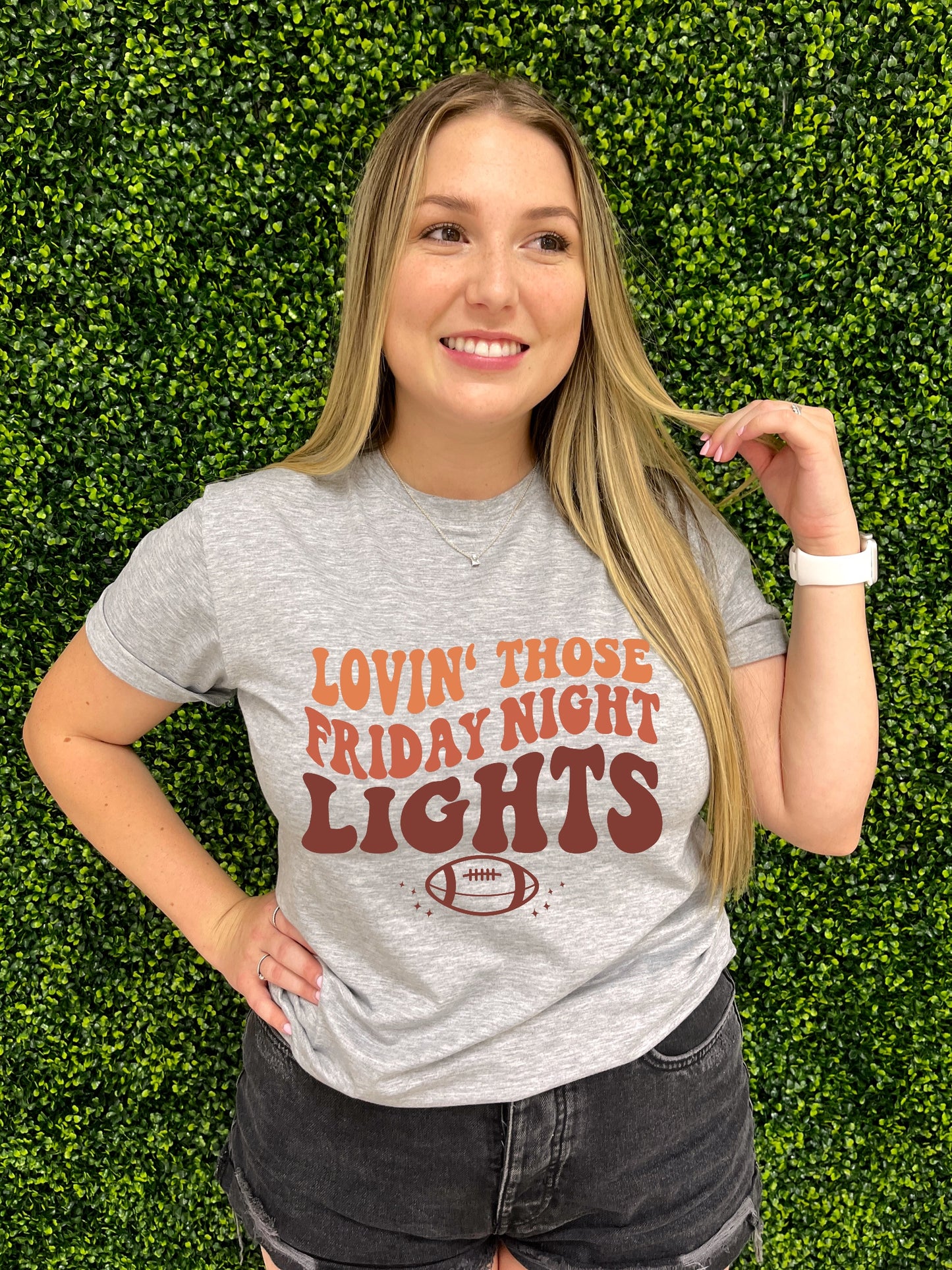 Lovin Those Friday Night Lights Color DTF TRANSFER or UV DTF STICKER DECAL
