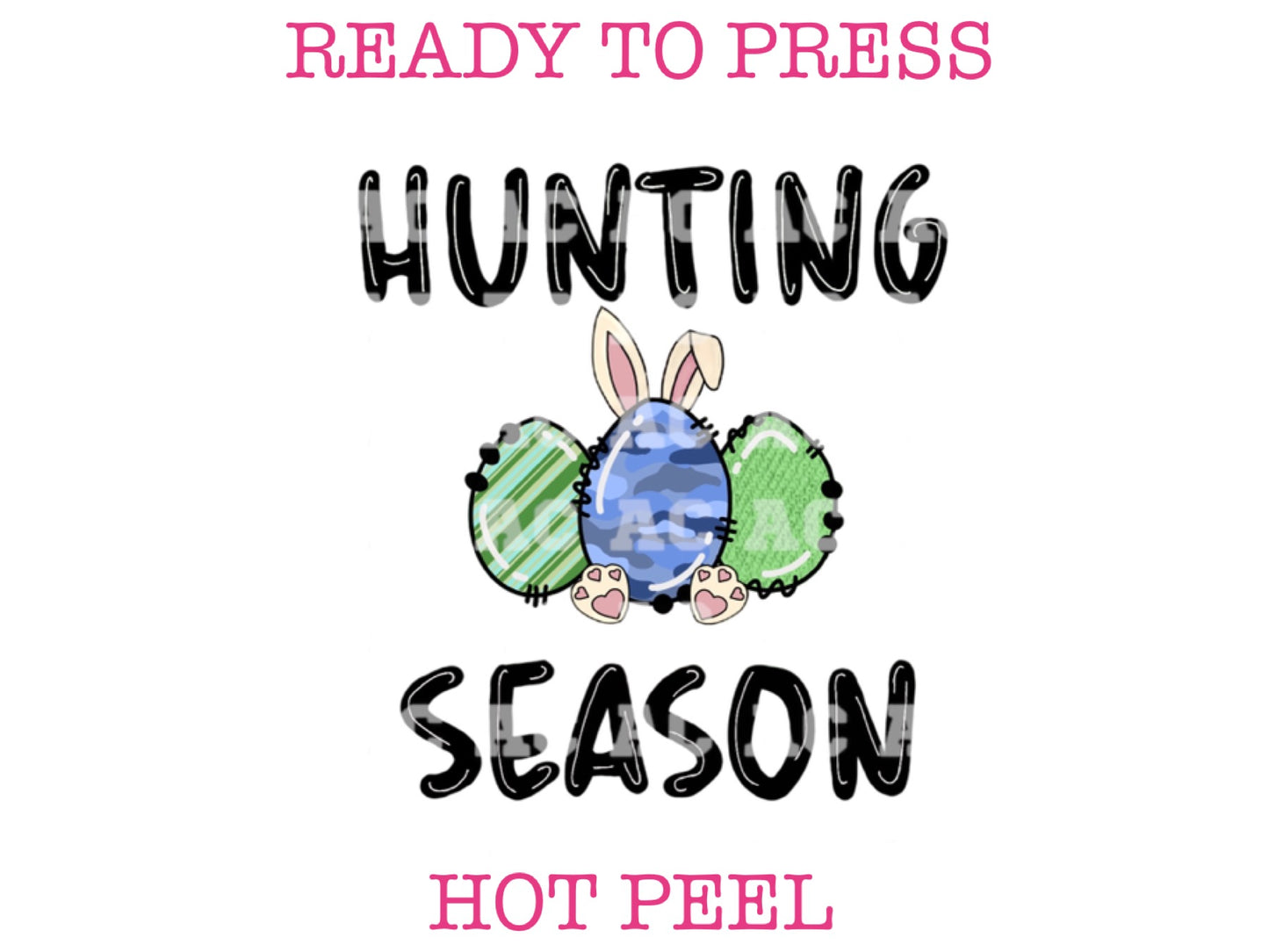 Easter Egg Hunting Season (Boy) Easter DTF TRANSFER
