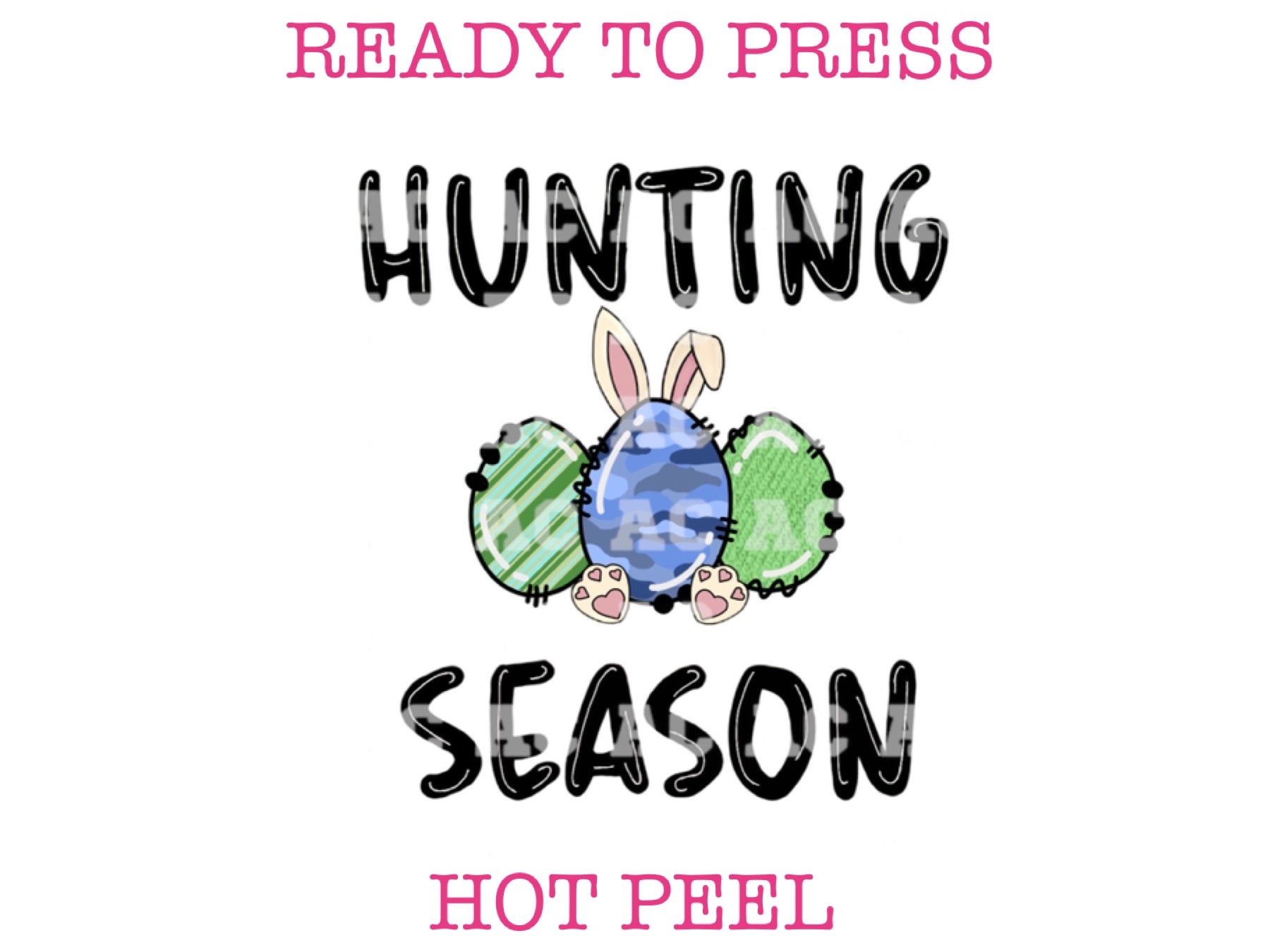 Easter Egg Hunting Season (Boy) Easter DTF TRANSFER
