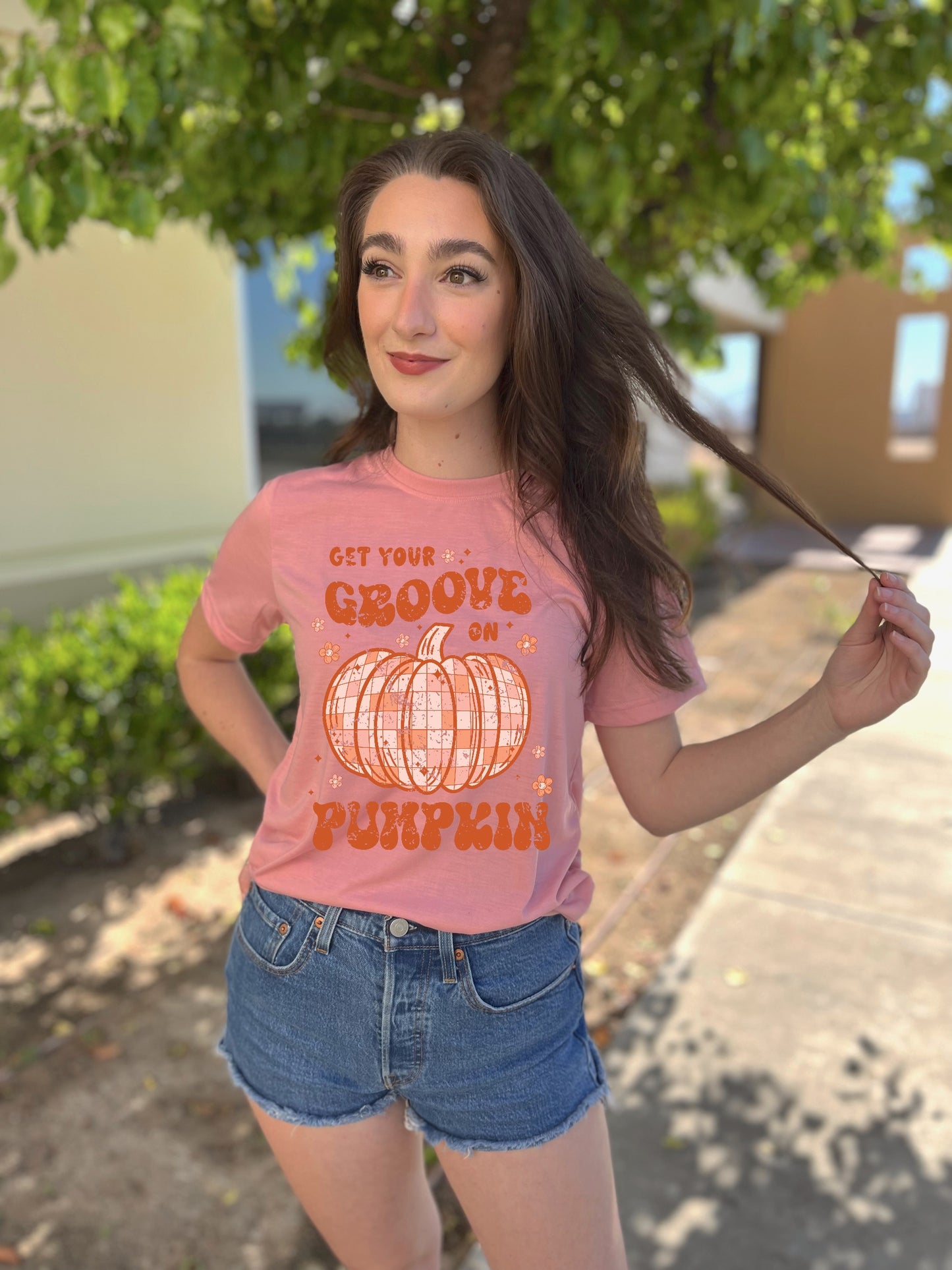 Get Your Groove On Pumpkin DTF TRANSFER or UV DTF STICKER DECAL