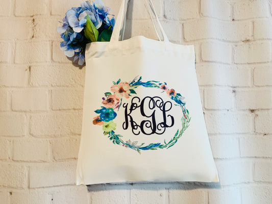 Polyester Sublimation Blank Tote Bag 15x15