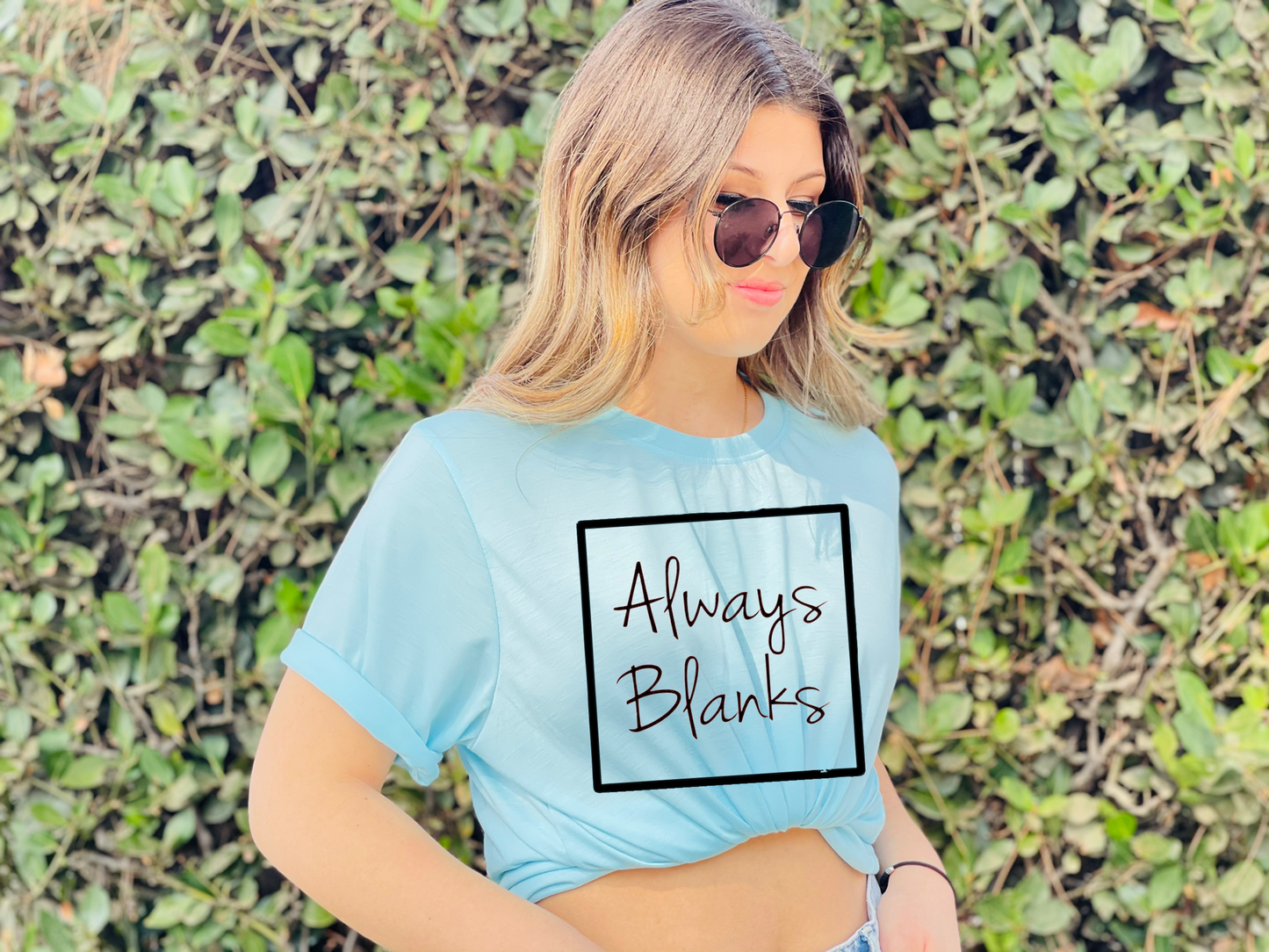 MOCK UP ADULT SKY BLUE SHORT SLEEVE