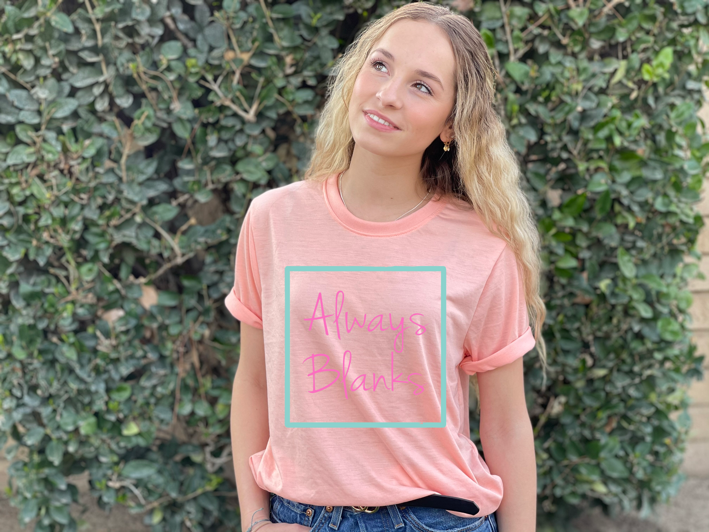 MOCK UP ADULT PEACH SHORT SLEEVE