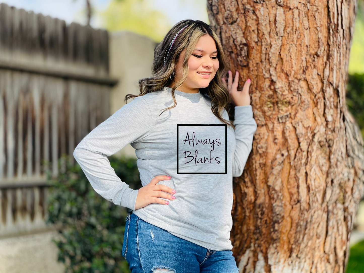 MOCK UP ADULT GREY LONG SLEEVE