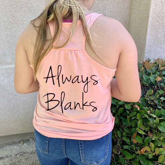 Sublimation Tanks, Polyester, 100 Polyester, Always Blanks, Sublimation Blanks, Color Sublimation Blanks, Colored Sublimation Tank, 100% Polyester