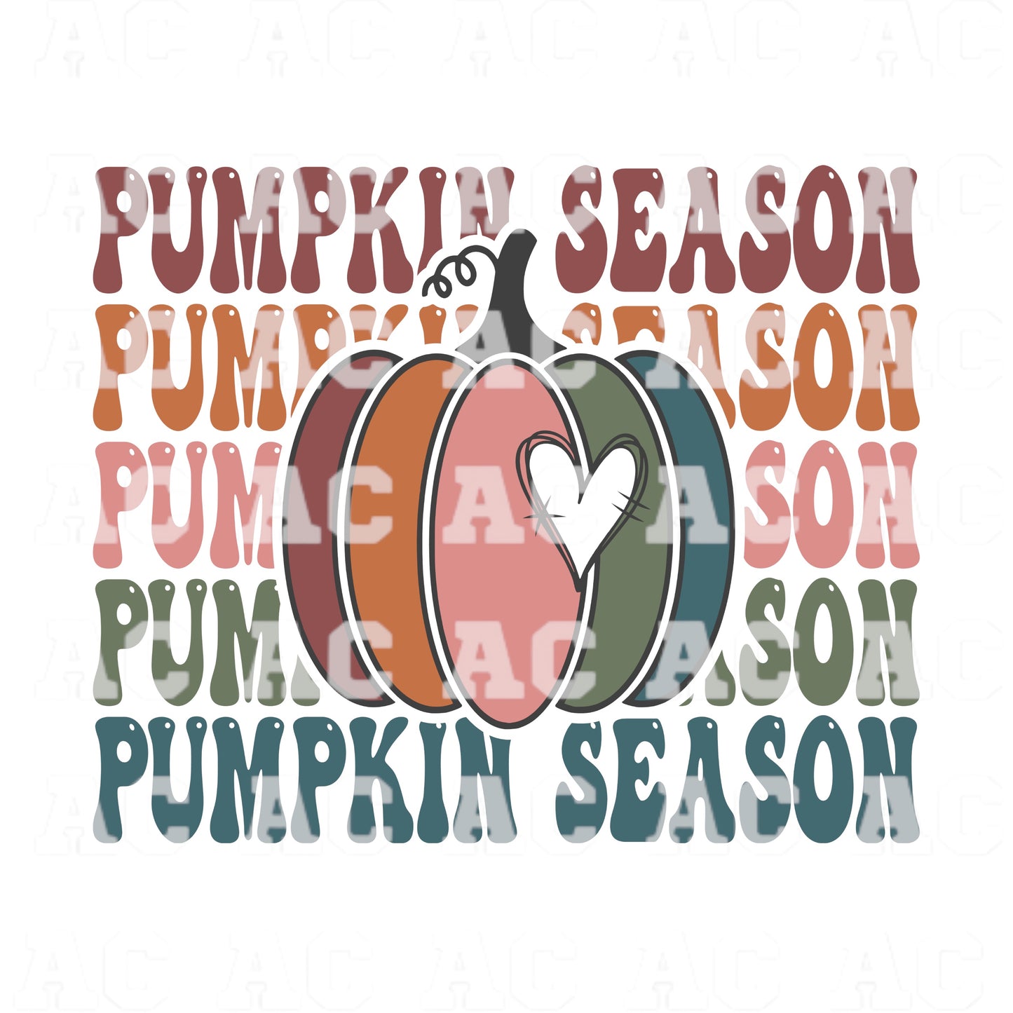 Pumpkin Season DTF TRANSFER or UV DTF STICKER DECAL