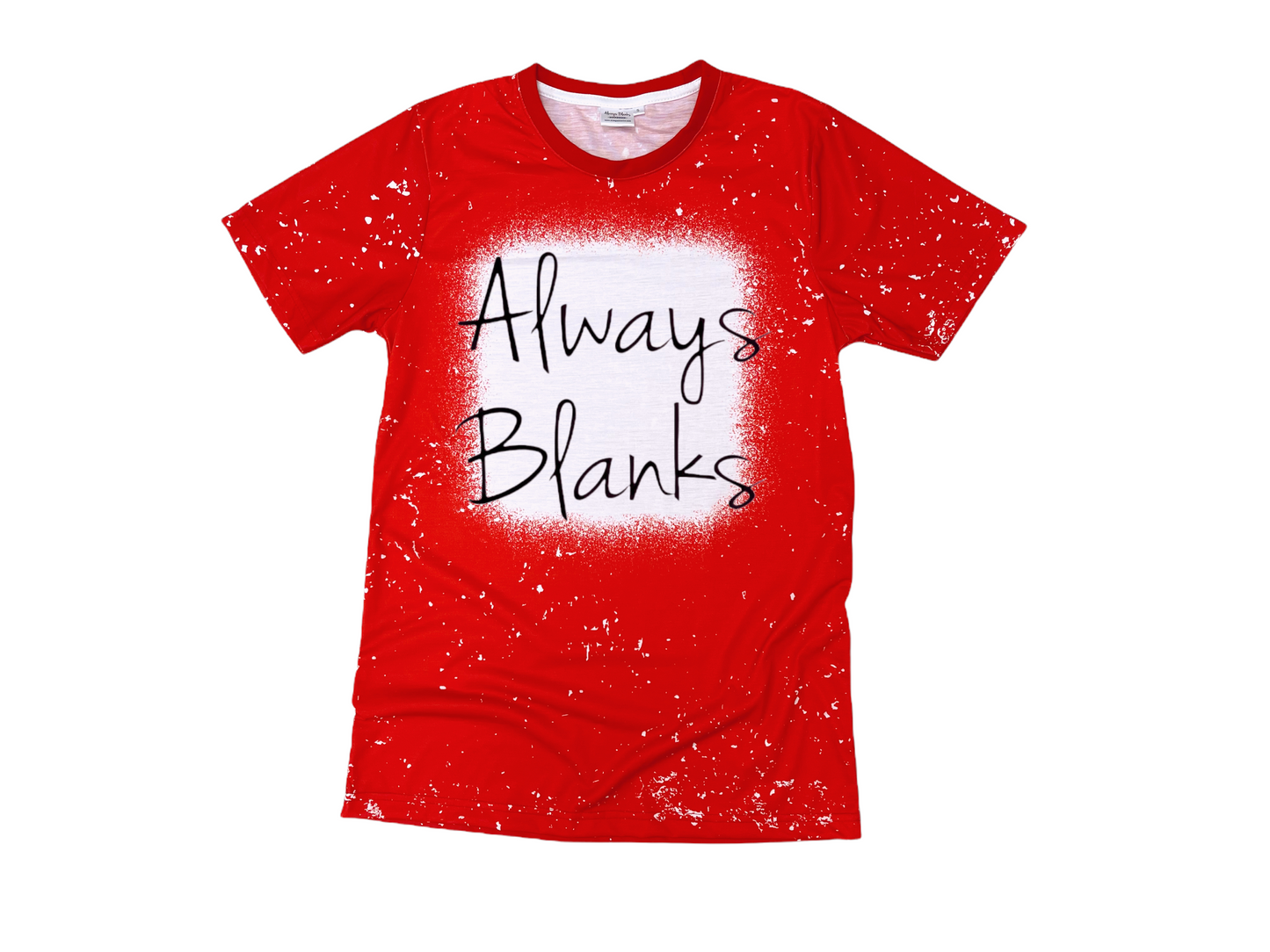 100% POLY BLEACHED STYLE SUBLIMATION ADULT SHORT SLEEVE