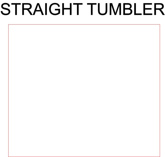 20oz STRAIGHT Skinny Tumbler Full Bleed Template