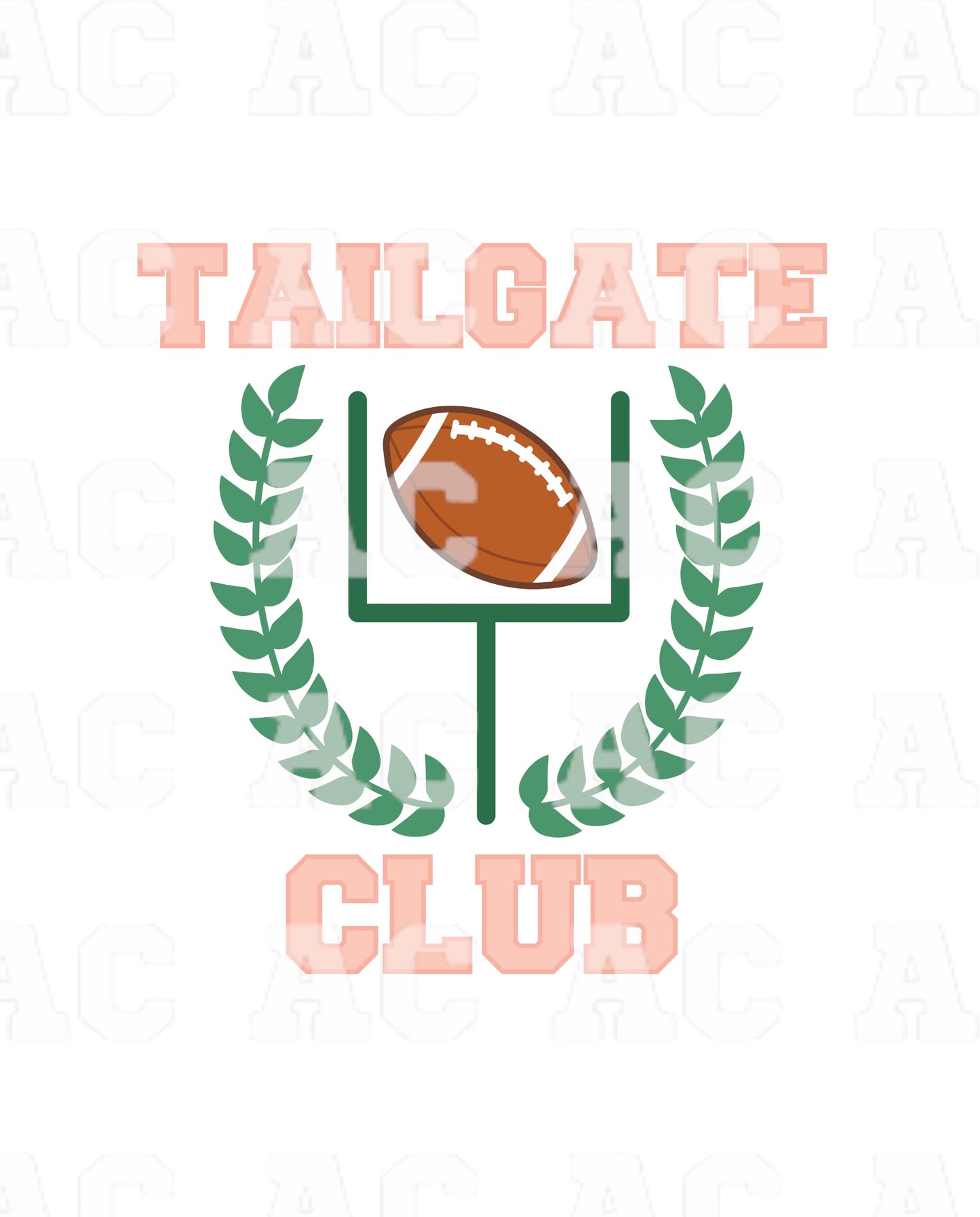Tailgate Club DTF TRANSFER or UV DTF STICKER DECAL