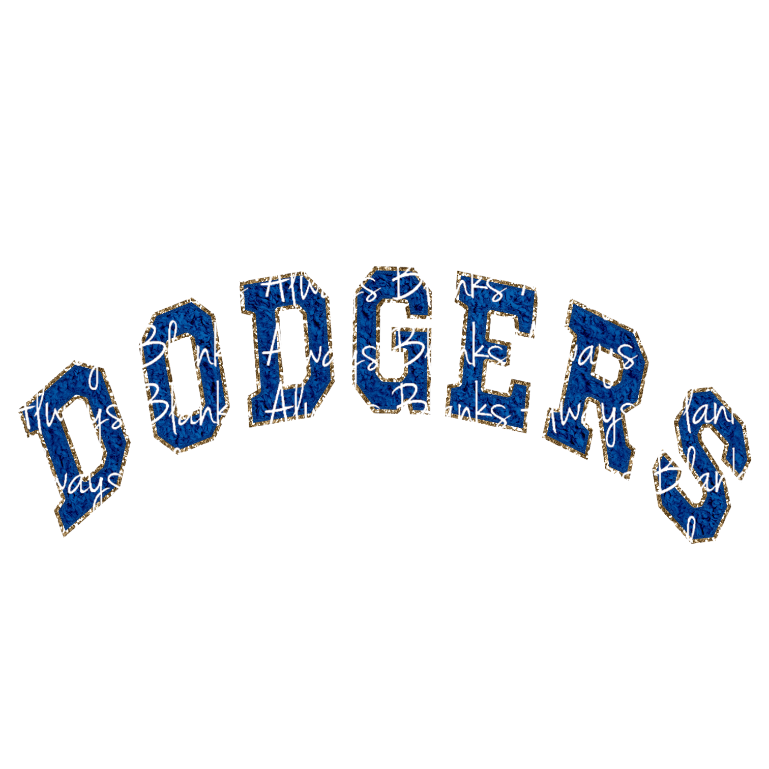 Dodgers Lettering 