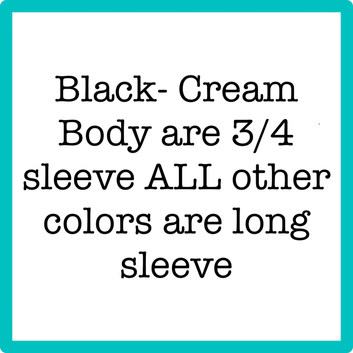 Infant + Kids - SUBLIMATION CREAM BODY RAGLAN 3/4 SLEEVES