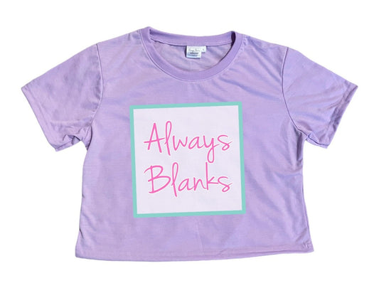 ADULT SUBLIMATION CROP TOP