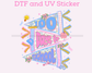 100 Days of School DTF TRANSFER or UV DTF STICKER DECAL