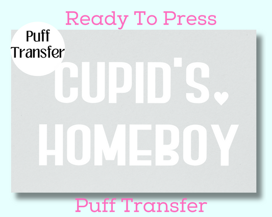 Cupid's Homeboy (White) PUFF TRANSFER