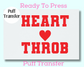 Heart Throb (Red) PUFF TRANSFER