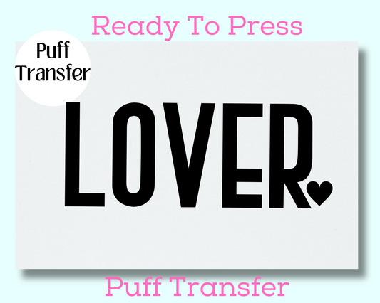 Lover (Black) PUFF TRANSFER