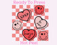 Pink Conversation Hearts Valentines Day DTF TRANSFER