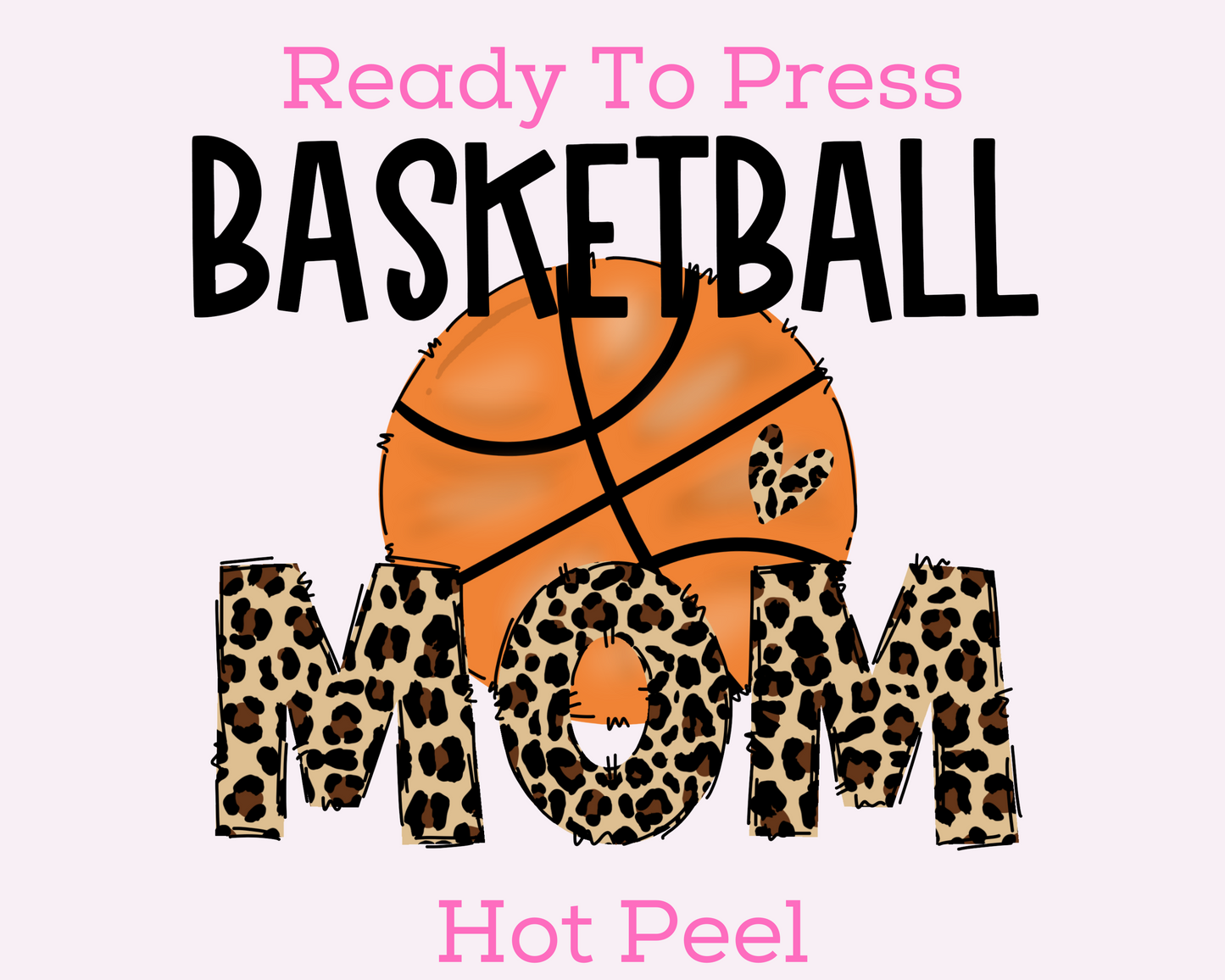 Leopard Basketball Mom DTF TRANSFER