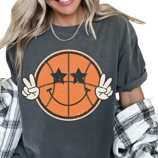 Distressed Basketball DTF TRANSFER