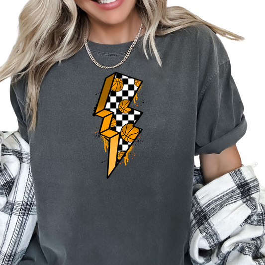 Basketball Bolt DTF TRANSFER