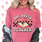 One Loved Teacher Valentines Day DTF TRANSFER