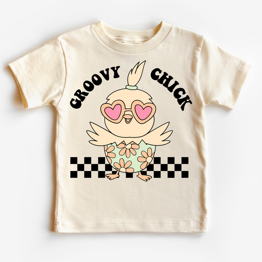 Groovy Chick (Pastel) Easter DTF TRANSFER